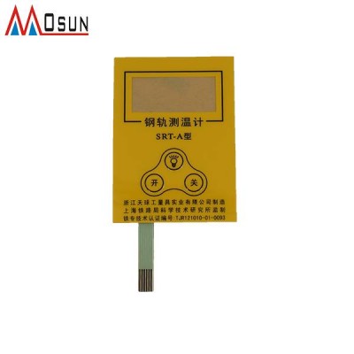 Factory Custom Rgb Color Membrane Switch With 3m Self-adhesive Sticker